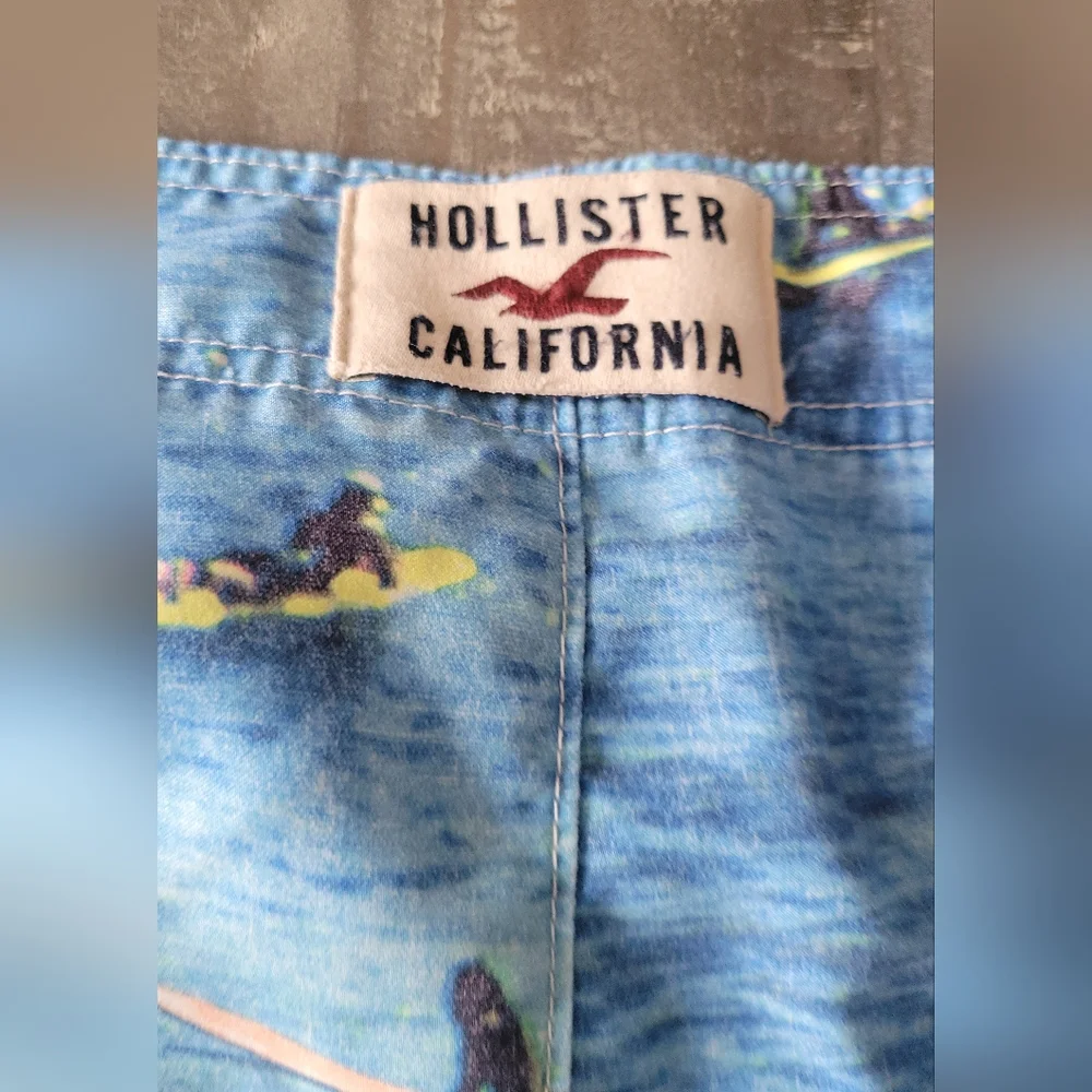 Hollister Men Surf Board Shorts Size L - Picture 13 of 16